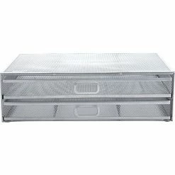 Mind Reader Monitor Stand, Silver (2TDMESHY-SIL)