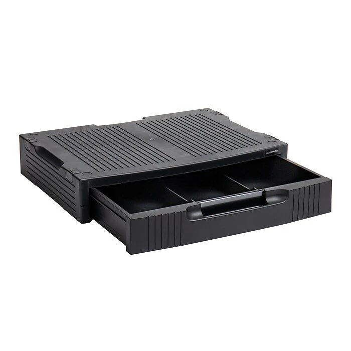Mind Reader Monitor Stand With Storage Drawer, Black, (SUPMONST-BLK) - Image 7