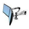 Ergotron LX Dual Side-by-Side Monitor Arm, Up To 27" Monitor, Black (45-245-026)