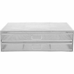 Mind Reader Monitor Stand, White (2TDMESHY-WHT)