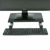 Mind Reader Monitor Stand Riser, Adjustable Anti-Slip, Ventilated Rectangle Metal For Computer, Laptop, Black (MONADJ-BLK)
