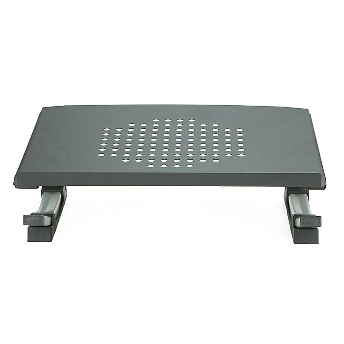 Mind Reader Monitor Stand Riser, Adjustable Anti-Slip, Ventilated Rectangle Metal For Computer, Laptop, Black (MONADJ-BLK) - Image 5