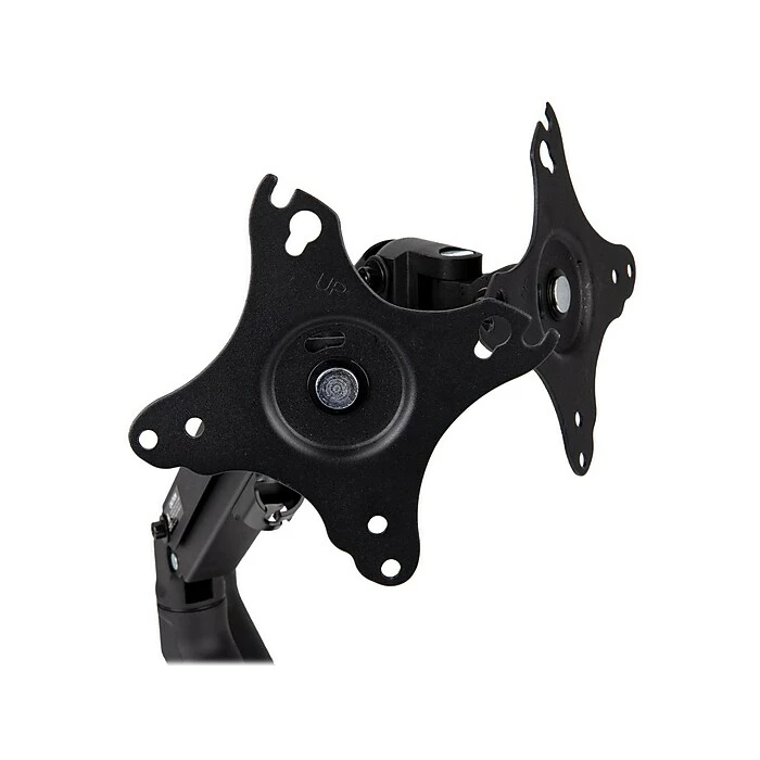 Mind Reader Adjustable Dual-Monitor Stand, Up To 27" Monitor, Black (DARMON-BLK) - Image 4