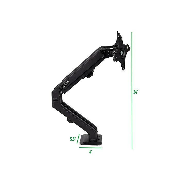 Mind Reader Adjustable Dual-Monitor Stand, Up To 27" Monitor, Black (DARMON-BLK) - Image 6