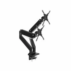 Mount-It! Adjustable Dual-Monitor Mount, Up To 35", Black (MI-4772)