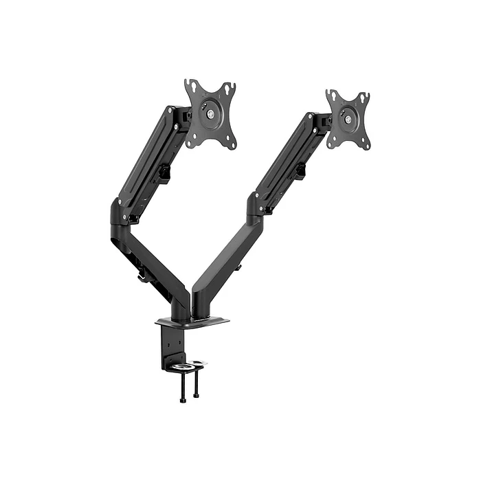 Mount-It! Adjustable Monitor Arm, Up To 27", Black (MI-5762)