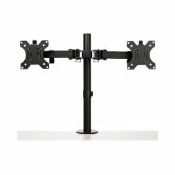 StarTech Desk Mount Dual Monitor Arm - Ergonomic VESA Compatible Mount For Up To 32 Inch Display - Desk Clamp / Grommet - Articulating