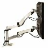 3M™ Dual Monitor Arm, Grab Monitor To Adjust Height, Tilt, Swivel, Rotate, Holds Monitors Up To 20 Lbs. And ≤27" (MA265S)