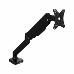 Bush Business Furniture Adjustable Monitor Arm, 17"-32", Satin Black (AC99890-03)