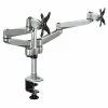 Mount-It! Modular Desk Mount Adjustable Monitor Arm, Up To 27" Monitors, Gray/Silver (MI-43116)