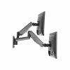 SIIG Adjustable Monitor Arm, Up To 32", Black (CE-MT2M12-S1)