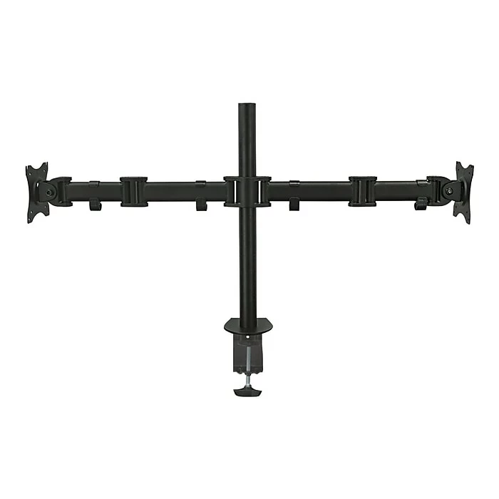 Mount-It! Dual Monitor Arms, Up To 27" Monitors, Black (MI-1752) - Image 2