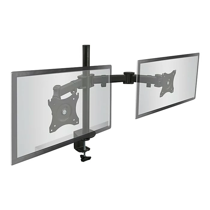 Mount-It! Dual Monitor Arms, Up To 27" Monitors, Black (MI-1752) - Image 3