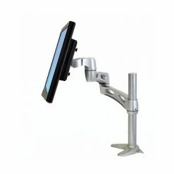Ergotron Neo-Flex Extend LCD Arm Adjustable Monitor, Up To 24", Silver (45-235-194)