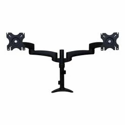 StarTech Dual Monitor Arm Monitor Arm, Up To 24" Monitor, Black (ARMDUAL)