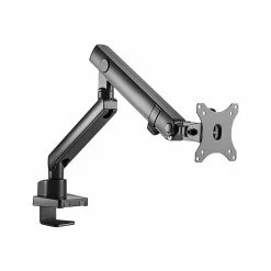 SIIG Aluminum Mechanical Spring Slim Monitor Arm - Single, Up To 32", Black (CE-MT2T12-S1)