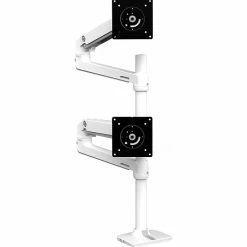 Ergotron LX Adjustable Monitor Arm, Up To 40", White (45-509-216)