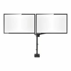 StarTech.com Adjustable Dual Mounting Kit, Up To 32" Monitor, Black (ARMDUALPIVOT)