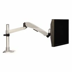 3M Easy Adjust Single Monitor Arm Adjustable, Up To 30", Black (MA245S)