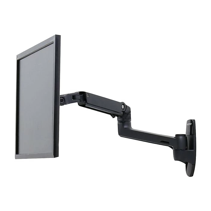 Ergotron LX Monitor Arm, Up To 35", Matte Black (45-243-224)