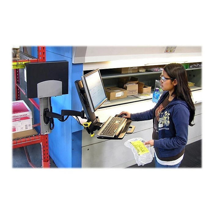 Ergotron 200 Series Combo Monitor Arm, Up To 24" Monitor, Black (45-230-200) - Image 6