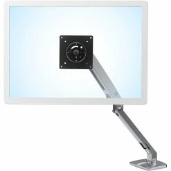 Ergotron MXV Desk Monitor Arm Adjustable, Up To 35", Polished Aluminum (45-486-026)