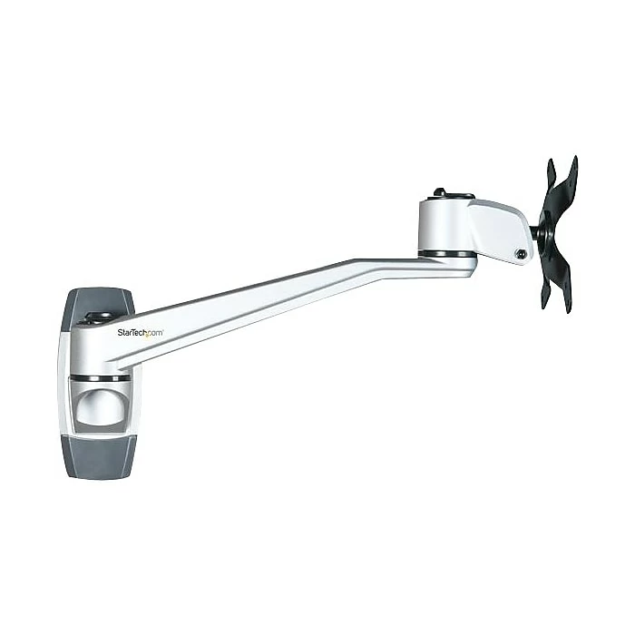 StarTech Wall Mount Monitor Arm - 10.2" Swivel - For Up To 34" VESA, Up 30", Silver (ARMWALLDS2) - Image 4