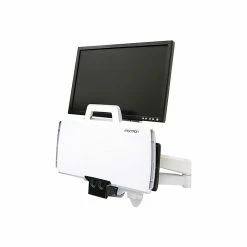 Ergotron 200 Series Monitor Arm, Up To 24" Monitor, White (45-230-216)