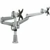 Mount-It! Modular Desk Mount Adjustable Monitor Arm, Up To 24" Monitors, Gray/Silver (MI-43111)
