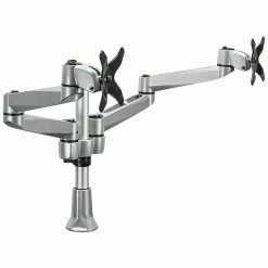Mount-It! Modular Desk Mount Adjustable Monitor Arm, Up To 24" Monitors, Gray/Silver (MI-43111)