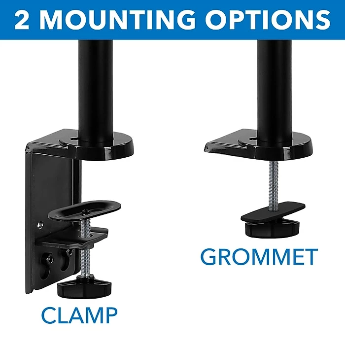Mount-It! Dual Monitor Arm Desk Mount For 19"-32" Screens (MI-4762) - Image 8