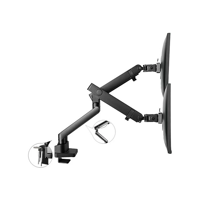 SIIG Adjustable Mounting Kit, Up To 32" Monitor, Black (CE-MT2U12-S1) - Image 3