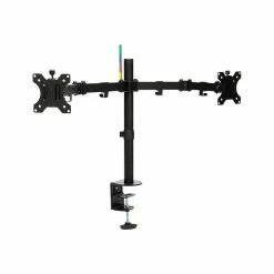 Kensington SmartFit Ergo Adjustable Dual Monitor Arm, Up To 32", Black (K55409WW)