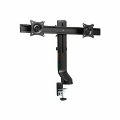 Kensington SmartFit Space-Saving Adjustable Dual Monitor Arm, Up To 27", Black (K55513WW)