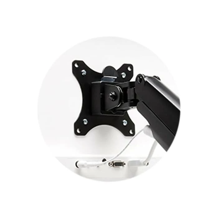 Kensington SmartFit One-Touch Adjustable Dual Monitor Arm, Up To 32", Black (K59601WW) - Image 2