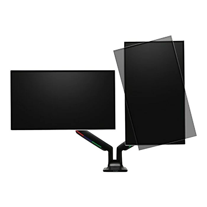 Kensington SmartFit One-Touch Adjustable Dual Monitor Arm, Up To 32", Black (K59601WW) - Image 5
