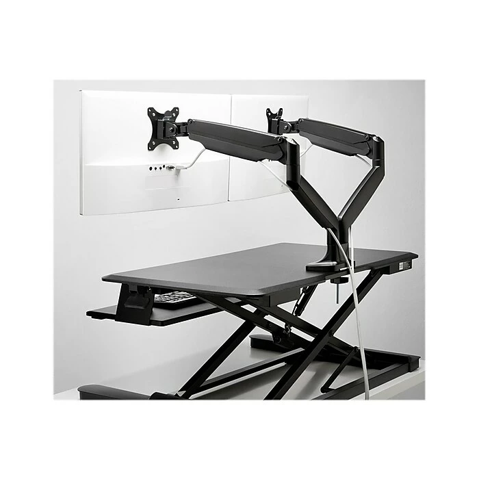 Kensington SmartFit One-Touch Adjustable Dual Monitor Arm, Up To 32", Black (K59601WW) - Image 8