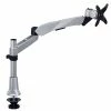Mount-It! Modular Desk Mount Adjustable Monitor Arm, Up To 24" Monitors, Gray/Silver (MI-35111)