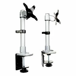 Mount-It! Modular Desk Mount Adjustable Monitor Arm, Up To 27" Monitors, Gray/Silver (MI-31111)