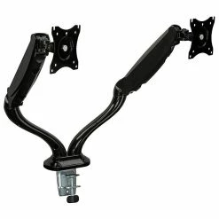 Mount-It! Dual Monitor Desk Mount With Dual Articulating Arms For 13"-27" Screens (MI-1762)