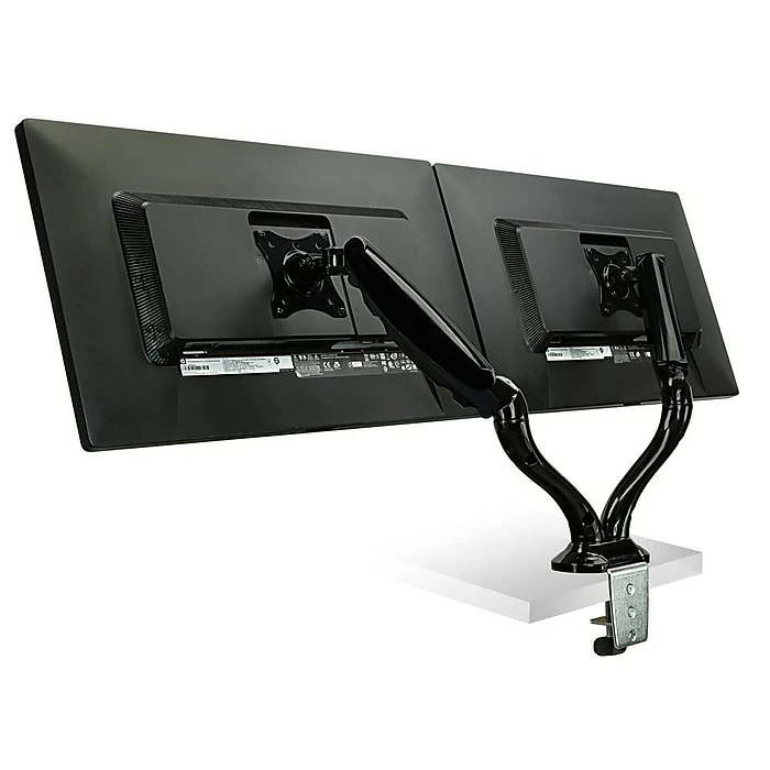 Mount-It! Dual Monitor Desk Mount With Dual Articulating Arms For 13"-27" Screens (MI-1762) - Image 3