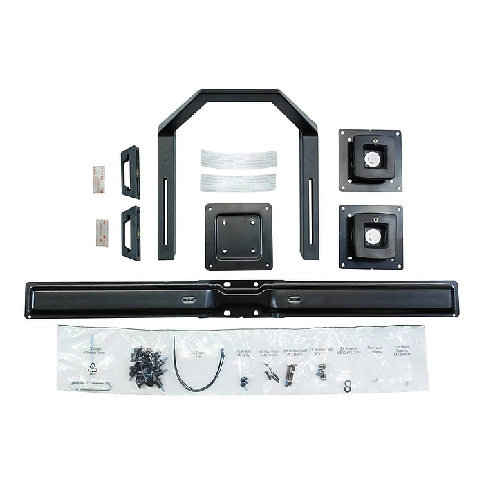 Ergotron Dual Monitor Mounting Kit, Up To 26" Monitors, Black (97-783) - Image 2