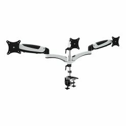 SIIG Adjustable Mounting Kit, Up To 24" Monitor, Black/Silver (CE-MT1Z11-S1)