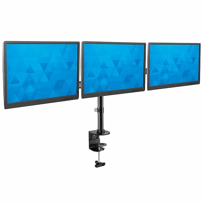 Mount-It! Triple Monitor Mount 3 Screen Desk Stand (MI-1753) - Image 2