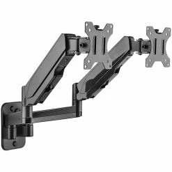 Mount-It! Adjustable Dual Monitor Wall Mount, Up To 32", Black (MI-1766B)