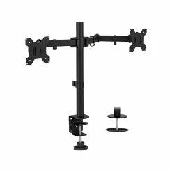 Mount-It! Mount-lt! Adjustable Full Motion Monitor Arm Mount, Up To 32" Monitor, Black (MI-2752L)