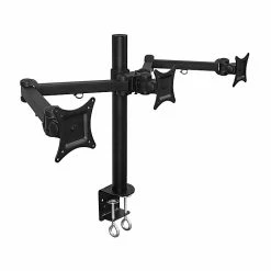 Mount-It! Adjustable Triple Monitor Mount, Up To 32", Black (MI-753XL)