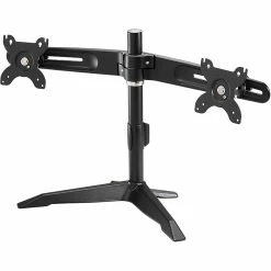 Amer Adjustable Monitor Mount, Up To 24", Black (AMR2SU)