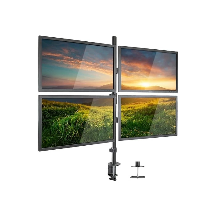 Mount-It! Mount-lt! Adjustable Monitor Mount, Up To 32", Black (MI-2754) - Image 2