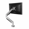 Loctek Adjustable Monitor Mount, Up To 27", Gray/Silver (D7A)